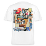 Seraphion, Gesichter, 1st | Essential, Relaxed Fit Unisex Bio T-Shirt - Weiß