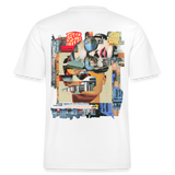 Seraphion, Gesichter, 1st | Essential, Relaxed Fit Unisex Bio T-Shirt - Weiß