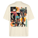 Vaelthorn, Berge, 1st | Blaster, Oversize Bio T-Shirt, Unisex - Weißgrau