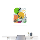 Draganis, Ameisen, 1st | Poster 60x90 cm - Weiß