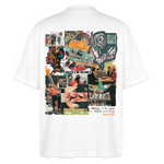 Aurelion, Office, 1st | Blaster, Oversize Bio T-Shirt, Unisex - Weiß