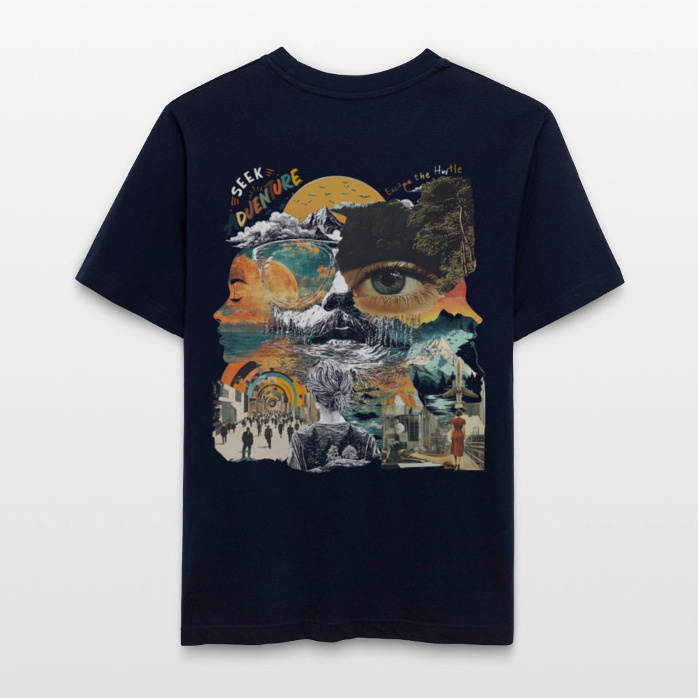 Helian, Frau, 1st | Essential, Relaxed Fit Unisex Bio T-Shirt - Navy