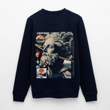 Phoebean, Neptun, 1st | Roller, Unisex Bio-Sweatshirt - Navy