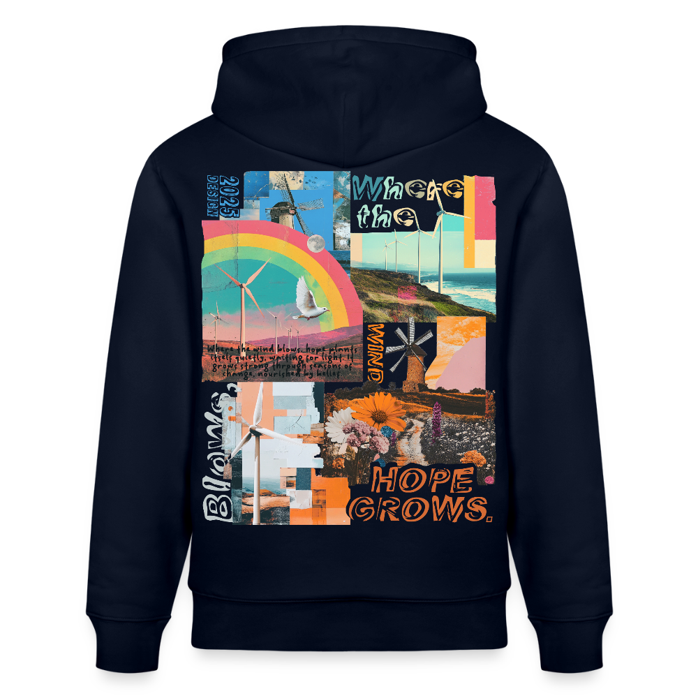 Nyxaris, Windmühle, 1st | Cruiser, Unisex Bio-Hoodie - Navy