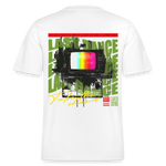 Oblivionis, Fernseher, 1st | Essential, Relaxed Fit Unisex Bio T-Shirt - Weiß