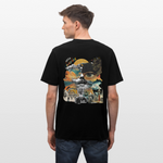 Helian, Frau, 1st | Essential, Relaxed Fit Unisex Bio T-Shirt - Schwarz