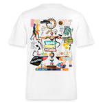 Nytheris, Waage, 1st | Essential, Relaxed Fit Unisex Bio T-Shirt - Weiß