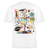 Nytheris, Waage, 1st | Essential, Relaxed Fit Unisex Bio T-Shirt - Weiß