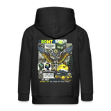 Lugh , Engel, 1st | Kinder Zip Hoodie - Schwarz