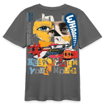 Kronan, Gesicht, 1st | Teenager Bio T-Shirt - Anthrazit