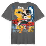 Kronan, Gesicht, 1st | Teenager Bio T-Shirt - Anthrazit