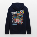 Xizir, Gesicht, 1st | Cruiser, Unisex Bio-Hoodie - Navy