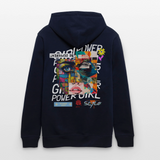 Xizir, Gesicht, 1st | Cruiser, Unisex Bio-Hoodie - Navy
