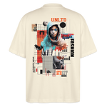 Celestrion, Cyborg, 1st | Blaster, Oversize Bio T-Shirt, Unisex - Weißgrau