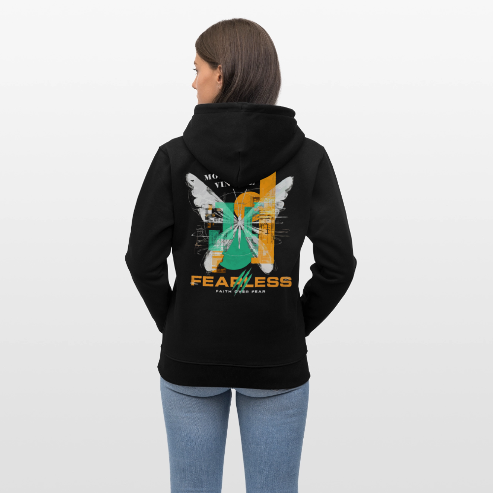 Azazîl, Schmetterling, 1st | Cruiser, Unisex Bio-Hoodie - Schwarz