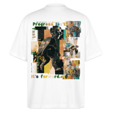 Xantherion, Schildkröte, 1st | Blaster, Oversize Bio T-Shirt, Unisex - Weiß