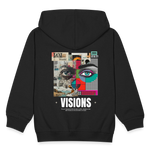 Omoikane, Augen, 1st | Kinder Zip Hoodie - Schwarz