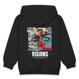 Omoikane, Augen, 1st | Kinder Zip Hoodie - Schwarz