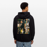 Xantherion, Schildkröte, 1st | Freshhood, Oversized Unisex Hoodie - Schwarz