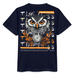 Marid, Eule, 1st | Kinder Bio T-Shirt - Navy