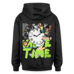 Ifrit, Uhr, 1st | Freshhood, Oversized Unisex Hoodie - Anthrazit
