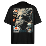 Phoebean, Neptun, 1st | Blaster, Oversize Bio T-Shirt, Unisex - Schwarz