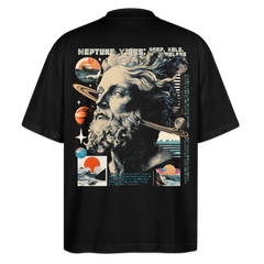 Phoebean, Neptun, 1st | Blaster, Oversize Bio T-Shirt, Unisex - Schwarz