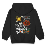 Odin , Blume, 1st | Kinder Zip Hoodie - Schwarz