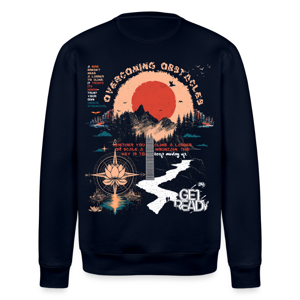 Tiamat , Wandern, 1st | Roller, Unisex Bio-Sweatshirt - Navy