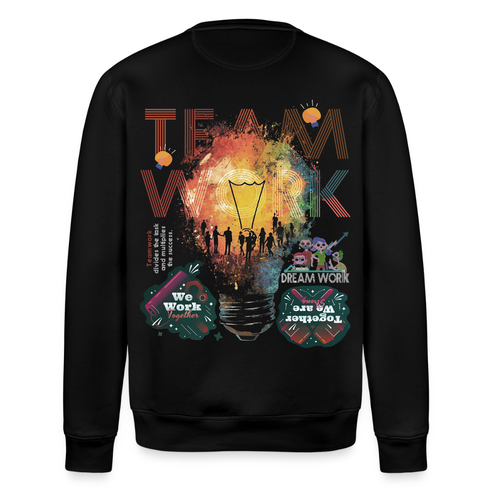 Inari, Glühbirne, 1st | Roller, Unisex Bio-Sweatshirt - Schwarz