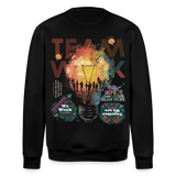 Inari, Glühbirne, 1st | Roller, Unisex Bio-Sweatshirt - Schwarz