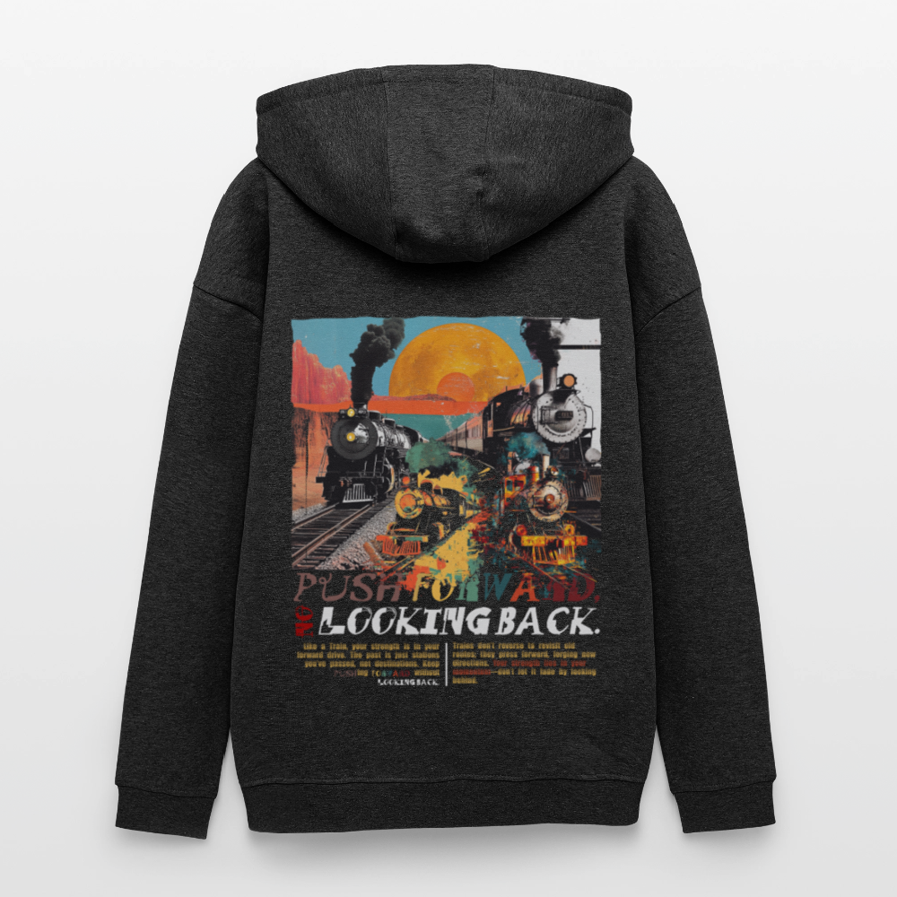 Morphean, Lokomotive, 1st | Freshhood, Oversized Unisex Hoodie - Anthrazit