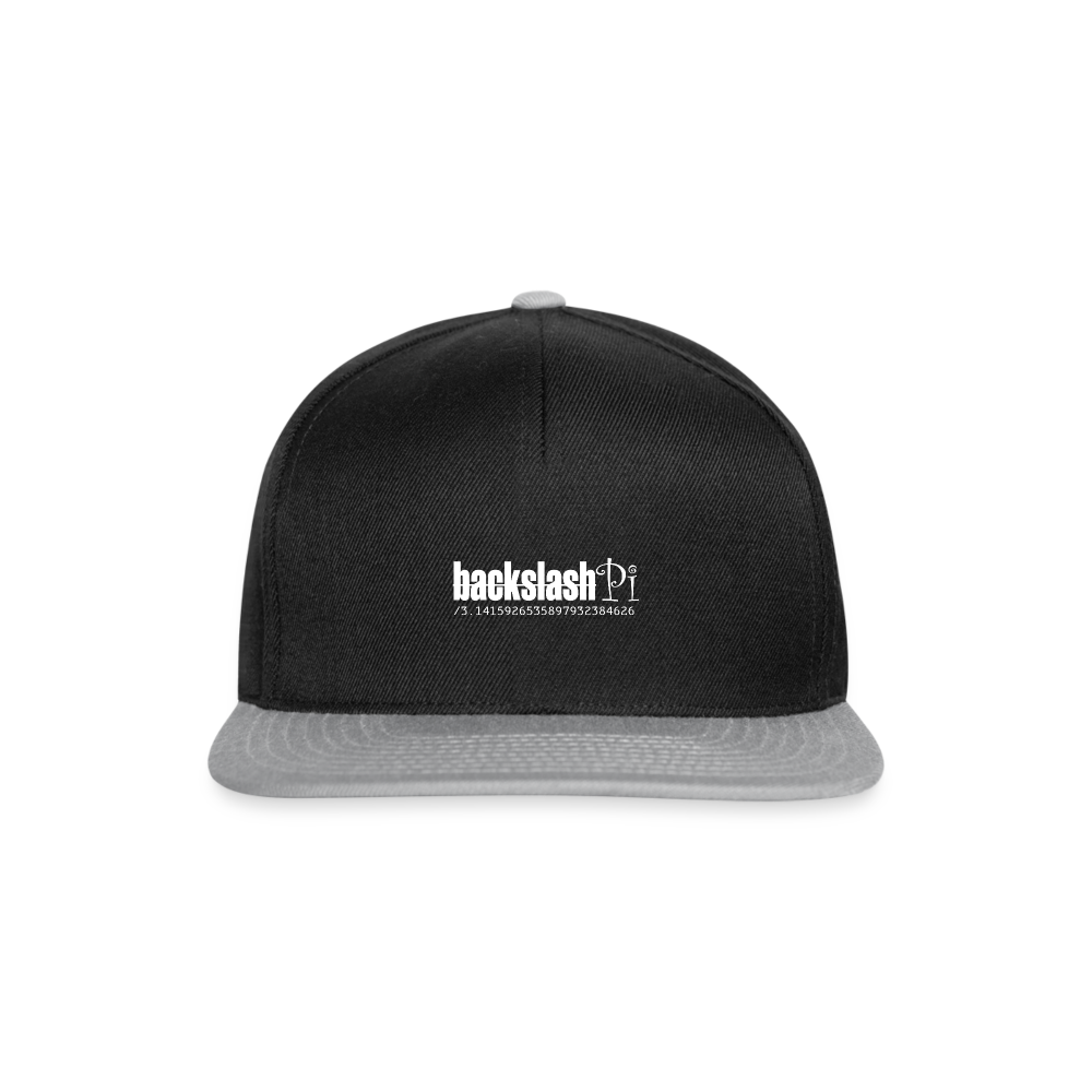 Snapback Cap - Schwarz/Grau