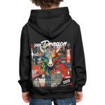 Nezha, Drache, 1st | Kinder Hoodie - Schwarz