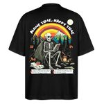 Tethyan, Skelet, 1st | Blaster, Oversize Bio T-Shirt, Unisex - Schwarz