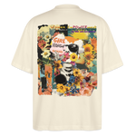 Vaelthar, Blumen, 1st | Blaster, Oversize Bio T-Shirt, Unisex - Weißgrau