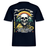 Panian, Berge, 1st | Essential, Relaxed Fit Unisex Bio T-Shirt - Navy