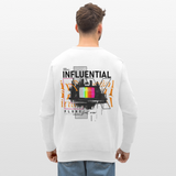 Flamethar, Fernseher, 1st | Roller, Unisex Bio-Sweatshirt - Weiß