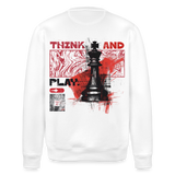 Orionis, Schach, 1st | Roller, Unisex Bio-Sweatshirt - Weiß