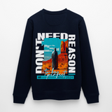 Fuxi, Wüste, 1st | Roller, Unisex Bio-Sweatshirt - Navy
