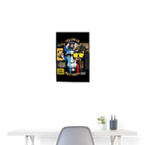 Xurjin, Affe, 1st | Poster 40x60 cm - Weiß