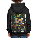 Shahzada, Kassetten, 1st | Kinder Hoodie - Schwarz