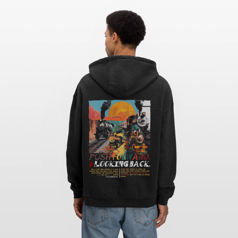 Morphean, Lokomotive, 1st | Freshhood, Oversized Unisex Hoodie - Anthrazit