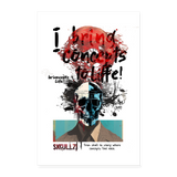 Titanis, Totenkopf, 1st | Poster 40x60 cm - Weiß