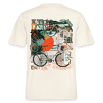 Eldrathis, Fahrrad, 1st | Essential, Relaxed Fit Unisex Bio T-Shirt - Naturweiß 