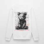 Astravor, Bär, 1st | Roller, Unisex Bio-Sweatshirt - Weiß