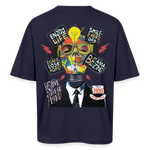 Dandan, Glühbirne, 1st | Breezy, Oversized Unisex T-Shirt - Navy