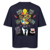 Dandan, Glühbirne, 1st | Breezy, Oversized Unisex T-Shirt - Navy