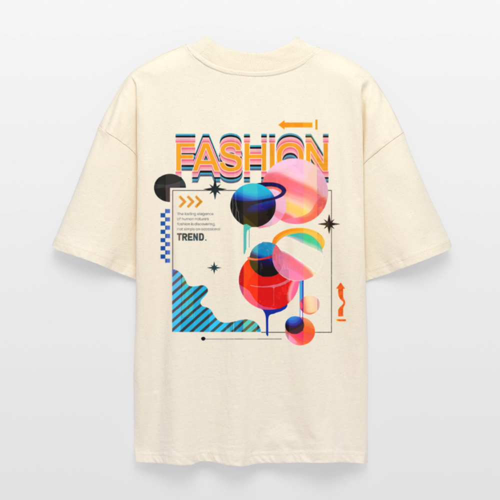 Ragnarion, Planeten, 1st | Blaster, Oversize Bio T-Shirt, Unisex - Weißgrau