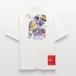 Vorthalos, Skelet, 1st | Heve, Heavyweight Oversized Bio T-Shirt, Unisex - OFF WHITE